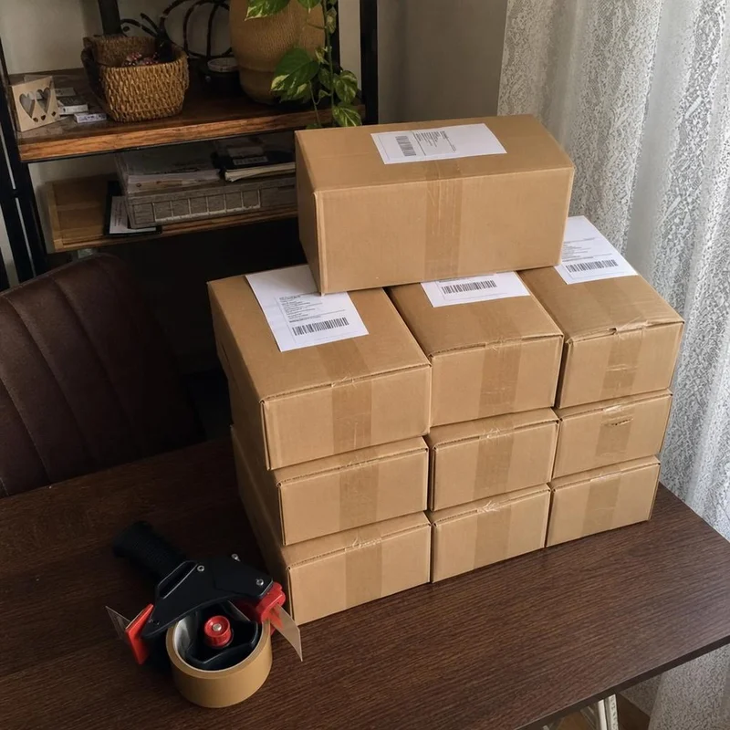 Kargoya hazırlanan paketler